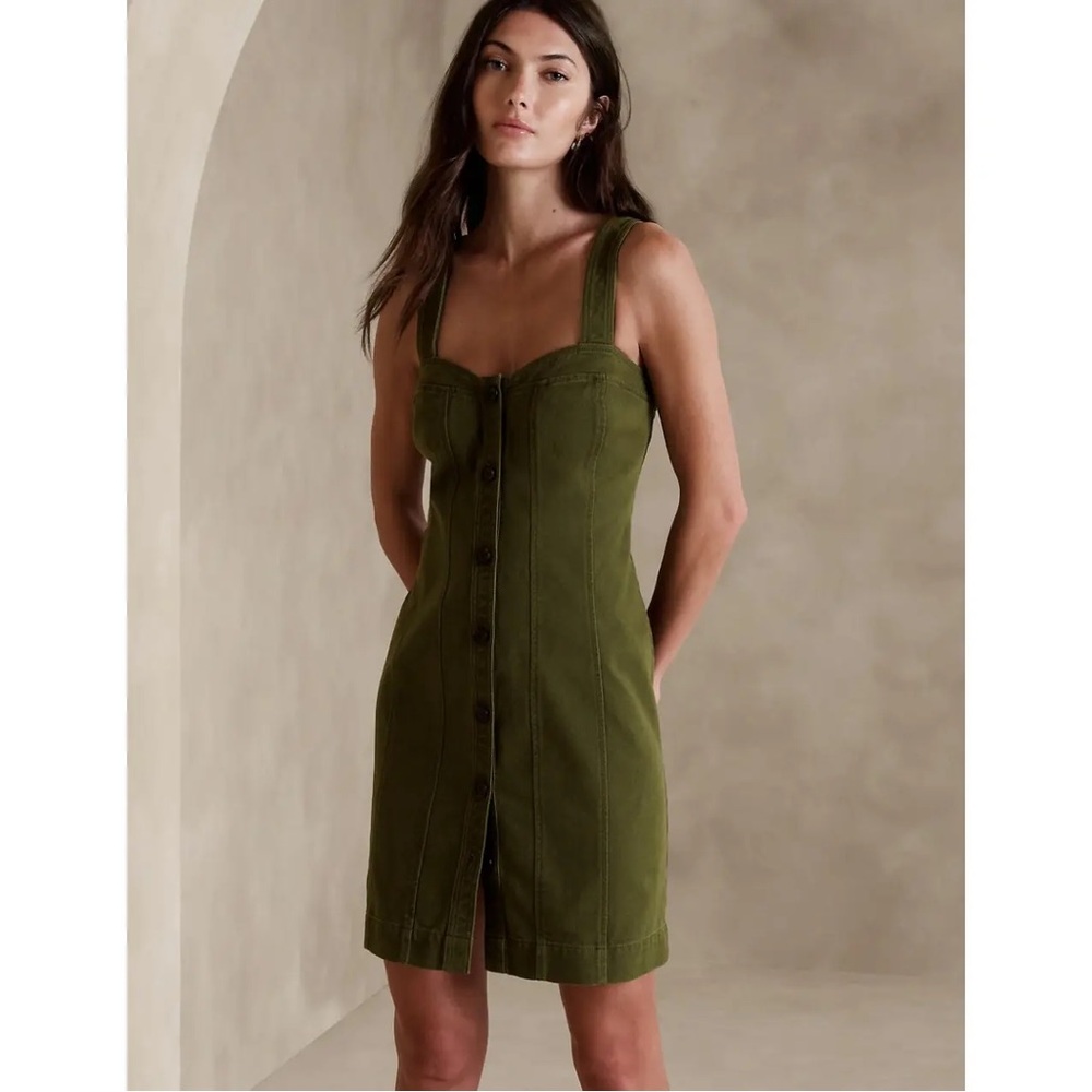 Seamed Mini Dress